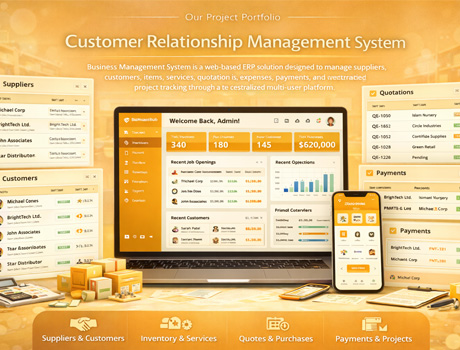 CRM Order and Revenue Management System – SkillLamp Soft Tech Portfolio