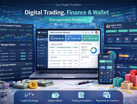 Digital Trading and Wallet Management Platform – SkillLamp Soft Tech Portfolio