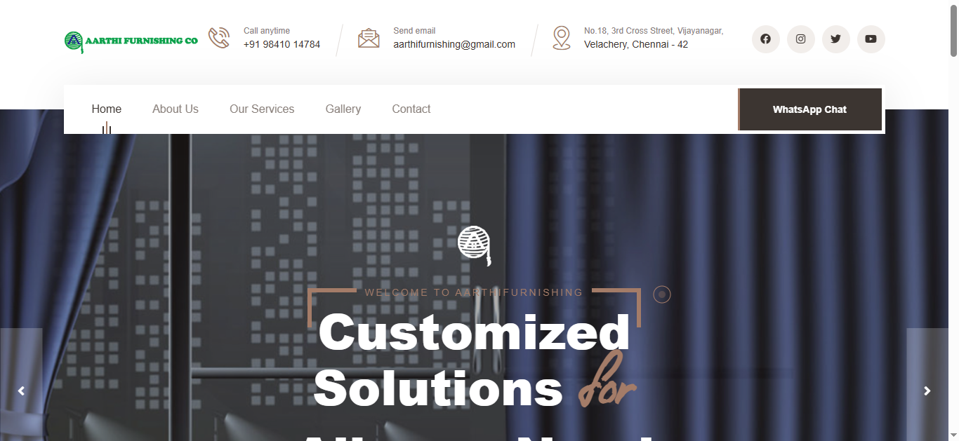 Home Furnishing and Interior Products Website – SkillLamp Soft Tech Portfolio