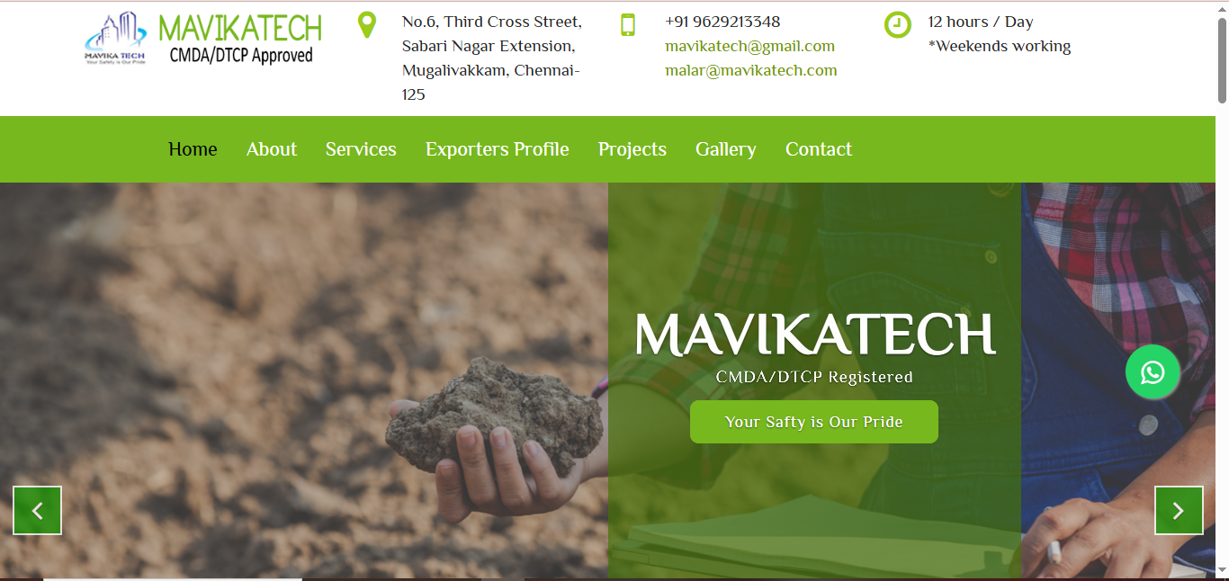 Geotechnical Engineering and Soil Investigation Website – SkillLamp Soft Tech Portfolio