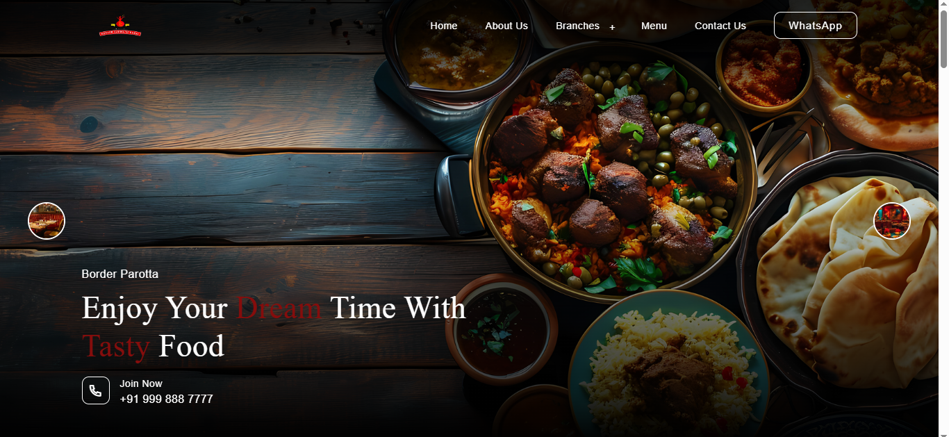 Restaurant and Food Business Website Development – SkillLamp Soft Tech Portfolio